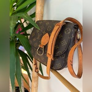 Louis Vuitton Brown and Tan Crossbody Bag